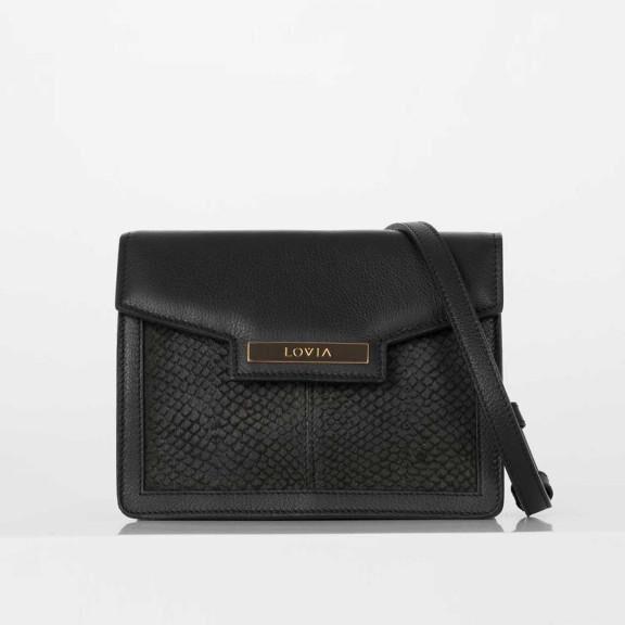 Lovia - Kaiho Crossbody Black Salmon